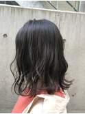 namie  赤味を消すグリーンアッシュカラー
