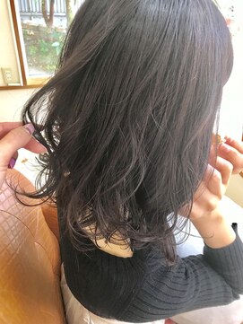 ヘアーズ 沖浜店(HAIRZ) 《HAIRZ》大岩☆ダークベリーフリンジミディ