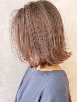 アイティー バイ アルバム 浦和店(IT by ALBUM) ピンクベージュ_ココアブラウンフリンジウェーブ_ba277652