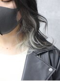 【.eer/ディア】インナーカラー×パールホワイト/担当：中山