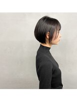 タグ(#tag)&nbsp;#暗髪×ノンスタイリングショートボブ