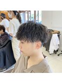 マッシュショート×ツイストスパイラル