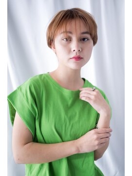 グロウ バイ フェイス(GLOW by face) マッシュショートハンサムショート前髪ありショートボブ