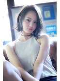 siesta 京都☆オリーブベージュ×外ハネボブ