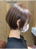 20代30代うるツヤ髪☆透明感カラーハイライトベージュブラウン