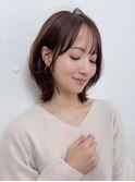 垢抜けシースルーバング☆愛されミディアム　新宿代々木