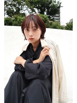 セシルヘアー 京都駅前4号店(Cecil hair) くびれボブ/ボブミニウルフ/グレージュ