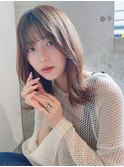 韓国くびれヘア/毛先ワンカール