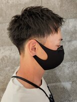 ニアウ 伊勢崎連取店(Niau)&nbsp;刈り上げアップバングショート波巻きツイストスパイラルパーマ