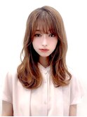 ロングレイヤーグレージュカラー美肌カラー透明感20代30代40代