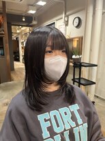 ビグディーサロン 武庫川(BIGOUDI salon) 韓国風ミディアムレイヤー