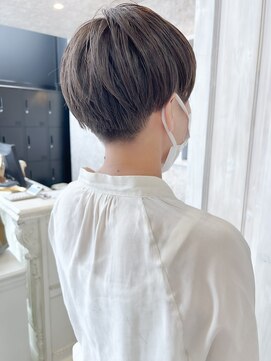 キャアリー(Caary) 福山市美容室Caary似合わせサッパリ刈り上げマッシュショート