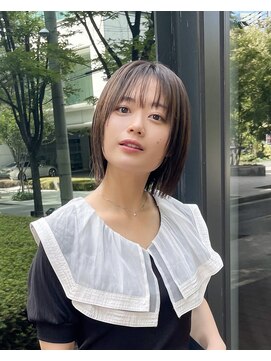 ハルキ ミナト ジャパン オオサカ(HARUKI MINATO japan OSAKA) 外ハネボブ 20代30代40代ヘア 小顔 大阪ボブ 梅田
