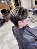 メンズハイライト、バレイヤージュ、ハイライト