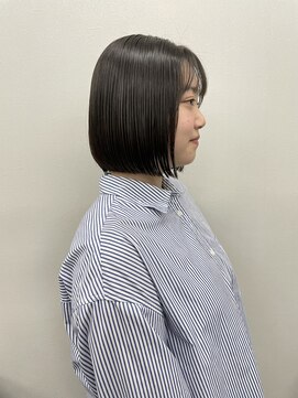 コード 四条河原町駅店(CHORD) 髪質改善縮毛矯正　切りっぱなしボブ　艶髪