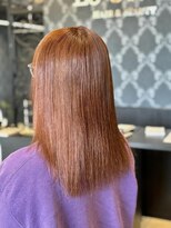 ルクールヘアアンドビューティー 燕三条店&nbsp;透明感オレンジベージュ｜ニュアンスカラー/グレージュカラー