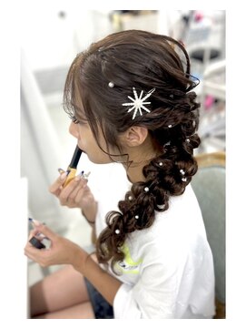 セットサロン ココ サイド編みおろし