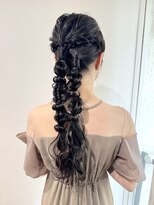 ゼスト 中野店(ZEST)&nbsp;【ZEST中野/KOTOMI】ツイン編み下ろし/お呼ばれアレンジ