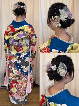 ヘアーメイク ツインズ(Hair Make TWINS) 大人気編み込みシニヨンスタイル ☆