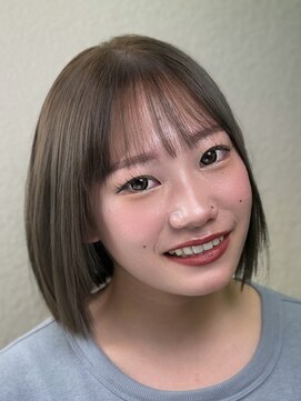 ヘアリゾート ディアリウム(Hair Resort DEARIUM) 切りっぱなしボブ＋髪質改善メテオカラー