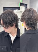 サーフカール　波巻きパーマメンズパーマ　ウルフパーマ