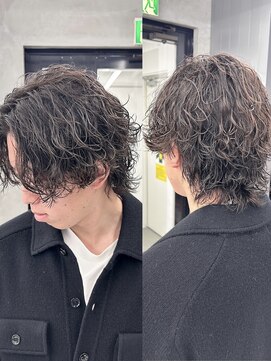 アクロ(ACRO) サーフカール　波巻きパーマメンズパーマ　ウルフパーマ