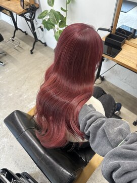 リノア(Linoa) 【ピンクカラー】髪質改善カラー