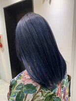 フェリア 渋谷(Feria)&nbsp;ケアブリーチ　ネイビーカラー