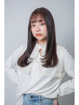 ルフュージュ バイ プロデュース 相模大野店(Refuge by Produce) レイヤーカット/ショコラブラウン/ストレートロング