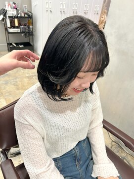 ラボアン 梅田店(lab.em.) 扱いやすい韓国風タッセルボブ♪