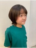 キッズカット☆大人可愛いくびれボブ☆前髪カットレイヤーカット