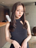 ロンド ラマ 岐阜(Lond bla-ma)&nbsp;大人韓国レイヤー/顔周りレイヤー/グレージュ