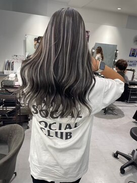 キング 高槻(K!ng) 縮毛矯正髪質改善ハイライトレイヤーカット枚方美容室エクステ