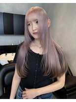 ミル 心斎橋(MIL)&nbsp;ラベンダーミルクティー/心斎橋/ハイトーン/ブリーチ/髪質改善
