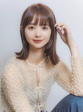 カナン 銀座(CANAAN) アプリコットオレンジでツヤツヤヘアに