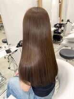 ノエシキカ(noe sikika) くびれヘア/アプリコットオレンジ/ハイライトカラー/栄a41