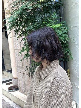 シアン 栄店(CYAN.) 過去のパーマを活かしてメンテナンスパーマカラー