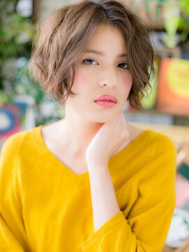 カバーヘア ブリス 大宮西口(COVER HAIR bliss) 大人美人抜け感ボブパーマ小顔ウェットヘアh4大宮20代30代40代