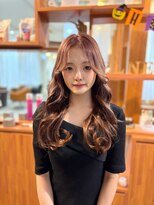 ソワン ドゥ ブレス エルネ 立花店(soin de brace elne)&nbsp;ピンクブラウン/韓国ヘア/兵庫/暖色カラー/ブリーチ