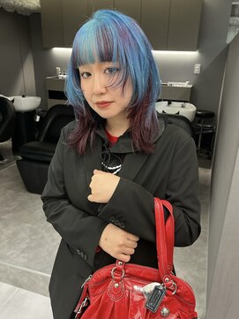 ロテ 名古屋 名駅店(Lote.) 黒髪カタログ/クラゲヘアー/オリーブグレー