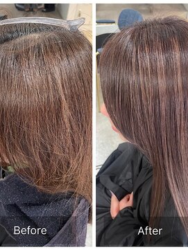 シア(sia) ◇白髪ぼかしハイライトベージュ◇