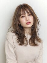 テクライズ 刈谷店(TECHRISE)&nbsp;顔まわりカット/小顔レイヤー/透明感ベージュアッシュ