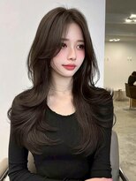 レビジュヘアー(LEVIJU HAIR)&nbsp;レイヤーカットマッシュショートボブウルフカット韓国◎前髪あり