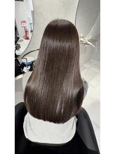 ネオスペース(NeoSpace.)&nbsp;灘区六甲道マンツーマン美容室。艶グレージュ/髪質改善