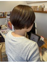 ヘアーアンドスパ メル(hair&spa m.e.l by origami) 丸みショート