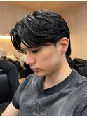 フェザーパーマ/シャドウパーマ/ニュアンスパーマ/men's/眉毛