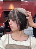 インナーカラー ブリーチ