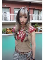 アンブル リュクス 池袋(amble luxe)&nbsp;ルーツブロンド×ブラックローライトレイヤー