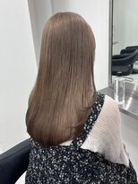Valone Tokyo レイヤーカット/韓国ヘア/髪質改善【12/1NEW OPEN（予定）】&nbsp;ba11465_髪質改善ストレートヘーゼルブラウン透明感カラーロング