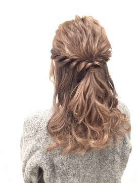 ネオンズ 札幌駅JR55ビル店(NEON´S) 【ヘアセット】◇ふんわりゆるハーフアップ◇